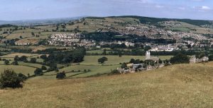 Randwick village from Selsley common